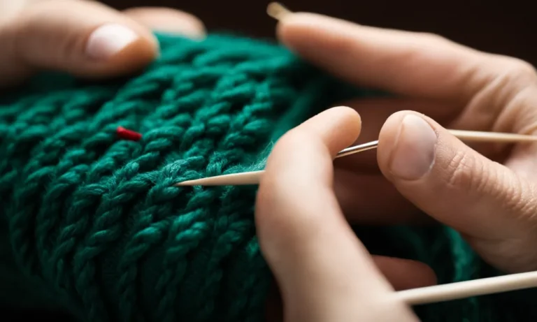 How To Knit With Just One Needle: A Step-By-Step Guide