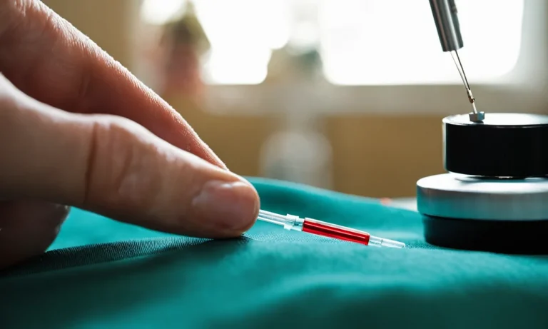How To Make A Syringe With A Sewing Needle: A Step-By-Step Guide