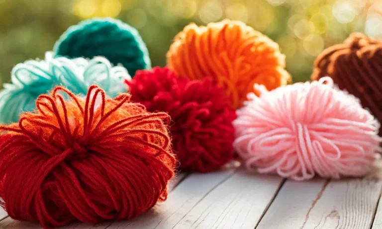 How To Make Yarn Pom Poms: The Ultimate Guide