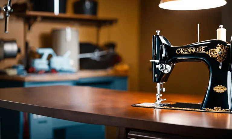 How To Oil A Kenmore Sewing Machine