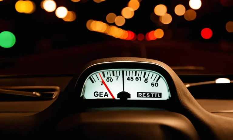 How To Reset Your Car’S Gas Gauge Needle