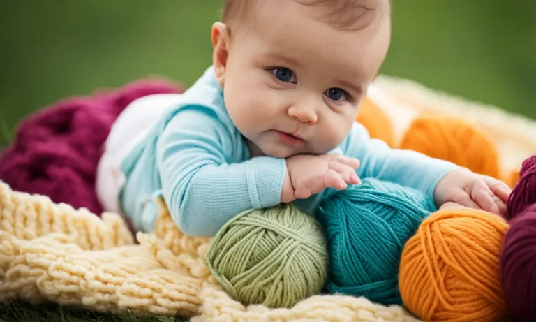Is Acrylic Yarn Safe For Babies?