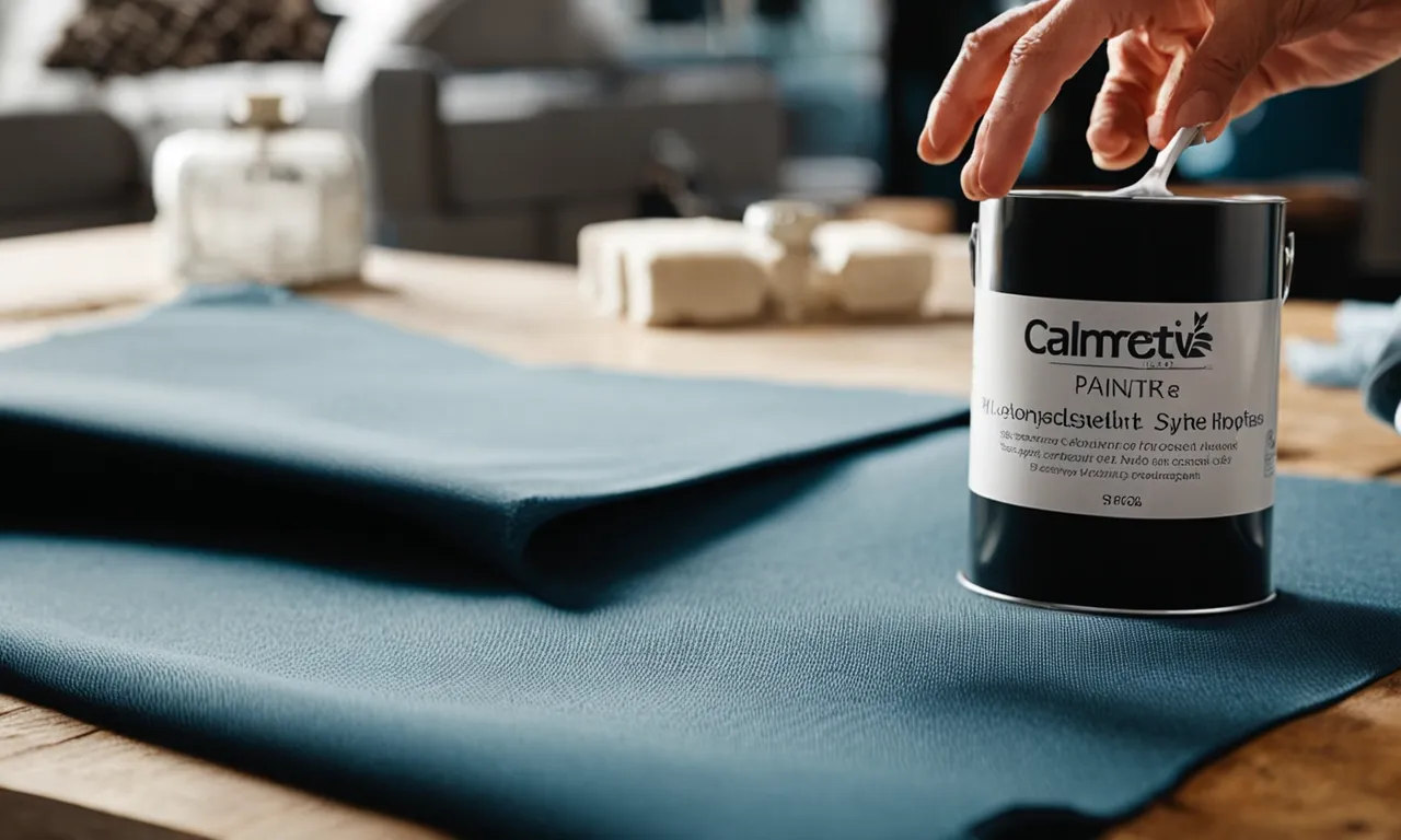 How To Use Spray Paint On Polyester Fabric North Shore Crafts