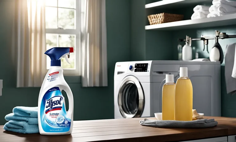 Do You Use Lysol Laundry Sanitizer With Detergent? A Detailed Guide