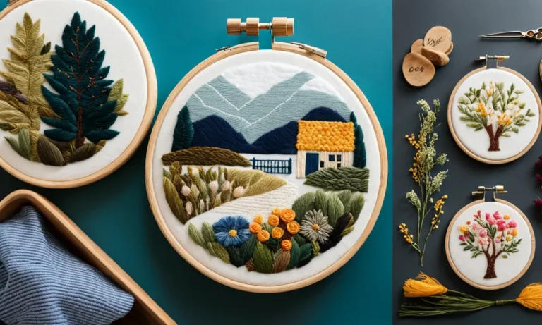 Creative Ways To Display Your Embroidery Art Without Using A Hoop
