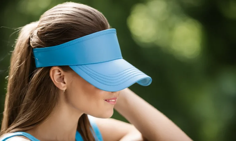 How To Wear A Visor With Long Hair