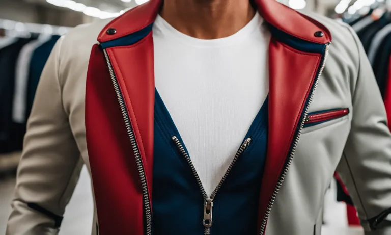 Why Does The Zipper Part Of My Jacket Curve?
