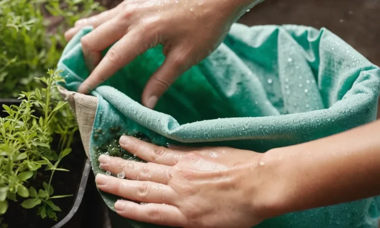 How To Clean Fabric Grow Bags: A Comprehensive Guide For Gardeners