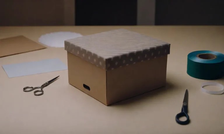 How To Cover Cardboard Boxes With Fabric: A Comprehensive Guide
