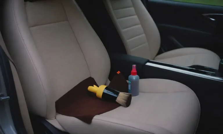 How To Get Chocolate Out Of Car Upholstery: A Comprehensive Guide