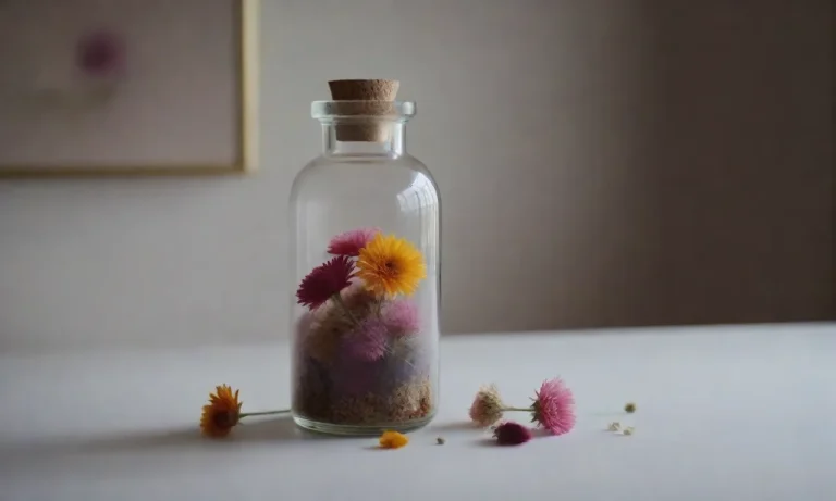 How To Glue Dried Flowers To Glass: A Comprehensive Guide