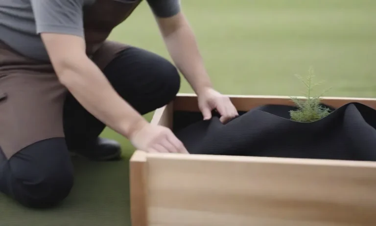 How To Line A Planter Box With Landscape Fabric: A Comprehensive Guide