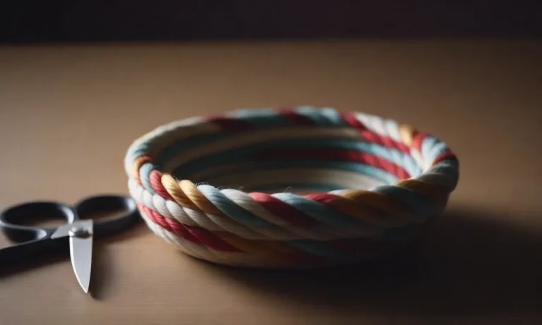 How To Make A Rope Bowl With Fabric: A Comprehensive Guide