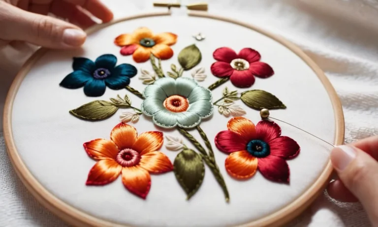 How To Make Chain Stitch Flowers Embroidery: A Comprehensive Guide