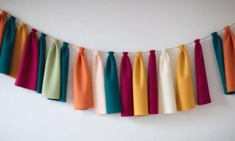 How To Make A Beautiful Fabric Garland: A Comprehensive Guide