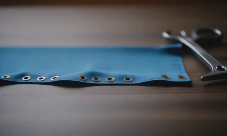How To Put Eyelets In Fabric Without Tools: A Comprehensive Guide