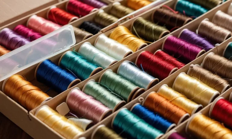 The Ultimate Guide To Storing Embroidery Floss: Keeping Your Threads Organized And Tangle-Free