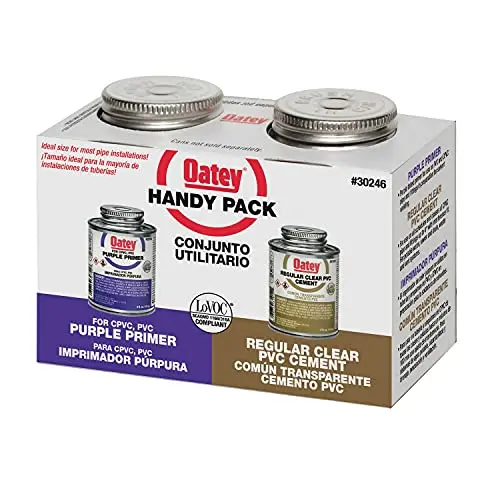 All-Purpose Clear PVC Cement & Purple Primer