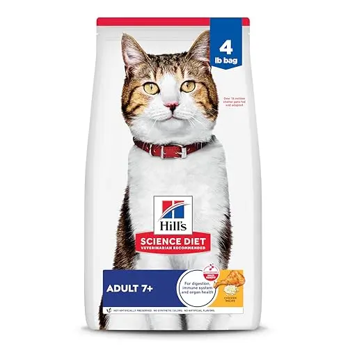 Senior Dry Cat Food, Chicken Recipe, 4 lb