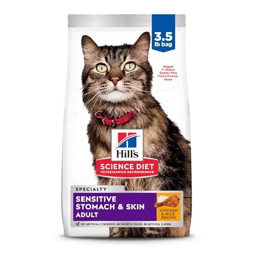 Chicken & Rice Dry Cat Food, 3.5 lb Bag