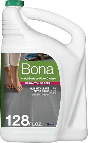 Bona floor cleaner bottle for ceramic tile surfaces