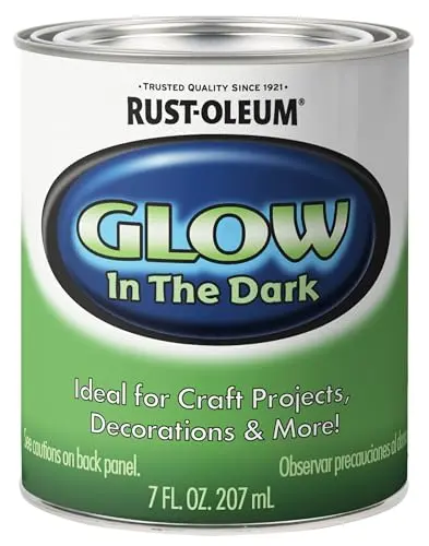 Rust-Oleum glow in the dark brush on paint in green 7oz can