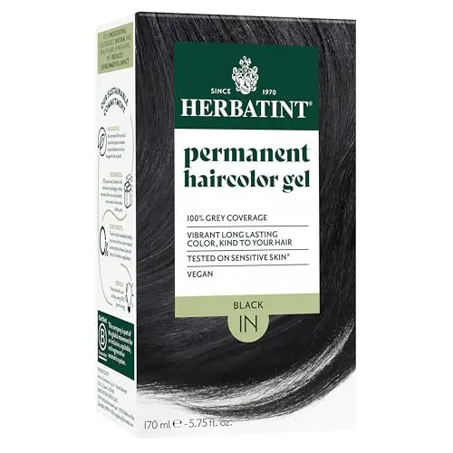 Intense Black Herbal Hair Dye