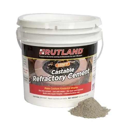 Rutland Castable Refractory Cement for high-temperature DIY projects