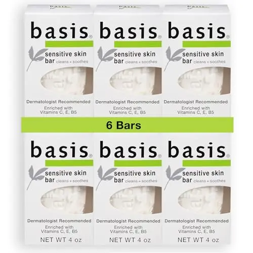 Unscented, Chamomile & Aloe Vera, 6 Bars