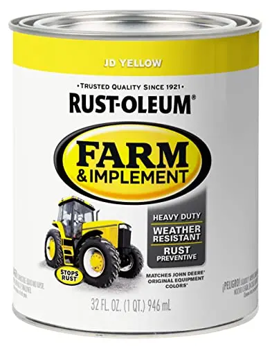 Rust-Oleum Farm Equipment Paint in JD yellow