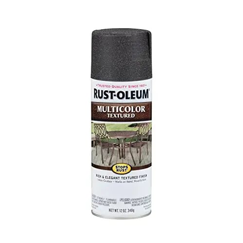Rust-Oleum Multi-Color Textured Spray Paint in aged iron finish