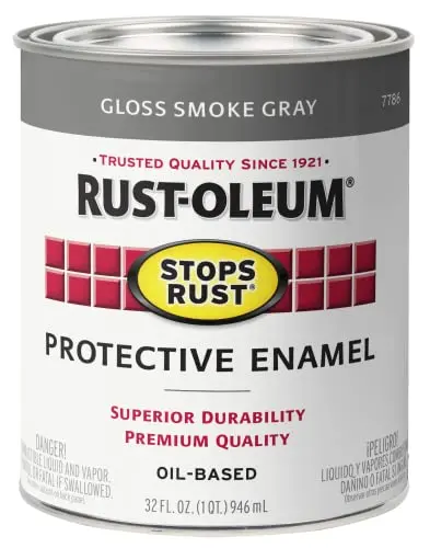 Rust-Oleum Protective Enamel paint with rust-resistant properties