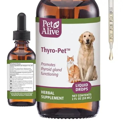 Herbal Thyroid Support Drops for Pets