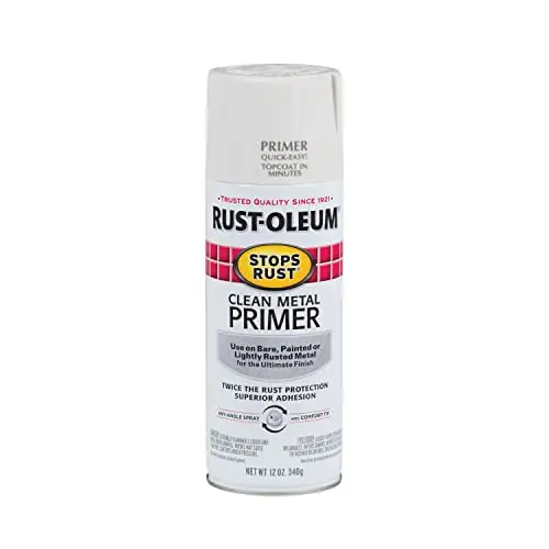 Rust-Oleum Clean Metal Primer Spray in flat white