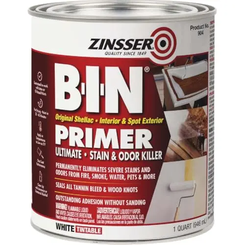 Zinsser B-I-N shellac-based primer can