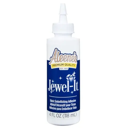 ALEENE'S Jewel-It embellishing glue bottle for gems and sequins on fabric