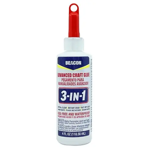 BEACON 3-in-1 Advanced Craft Glue bottle with clear liquid