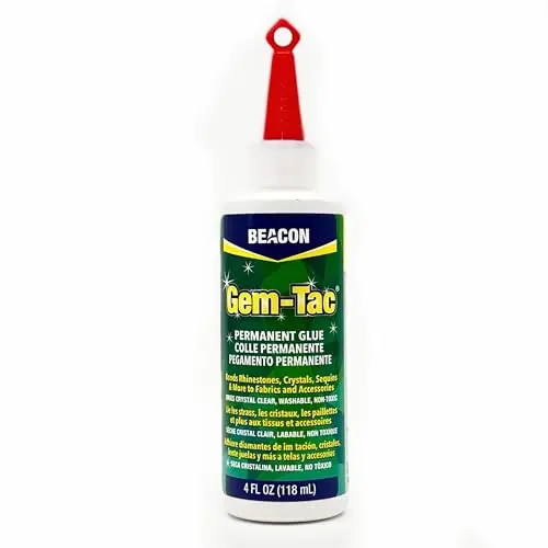 BEACON Gem-Tac adhesive bottle for rhinestones and gems on fabric