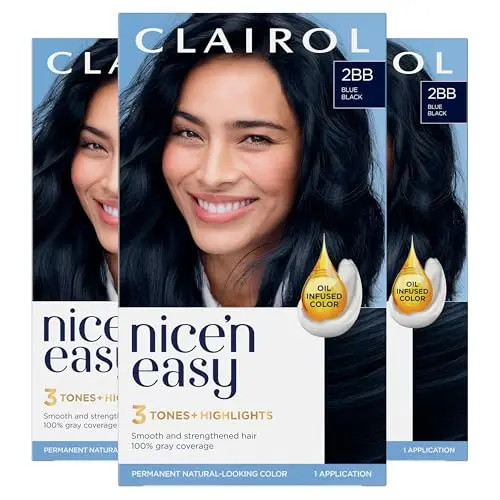 Permanent, Blue Black Hair Color