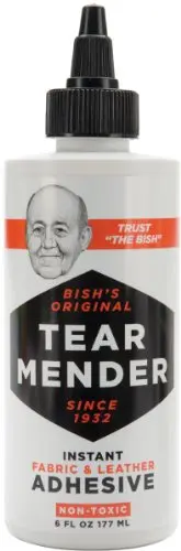 Tear Mender instant fabric adhesive bottle