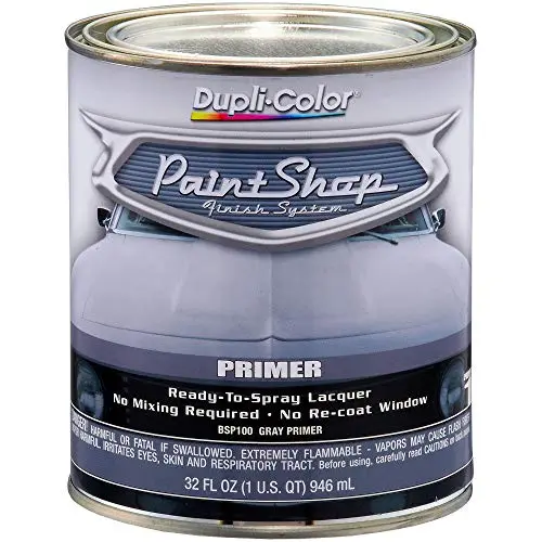 Dupli-Color paint shop finish system primer in gray quart can