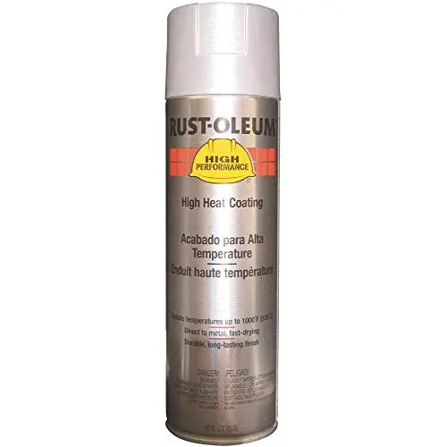 Rust-Oleum High Performance High Heat enamel spray paint in aluminum