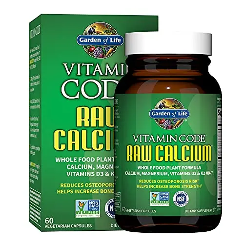 Calcium, D3, K2 & Vitamin C, 60 Capsules