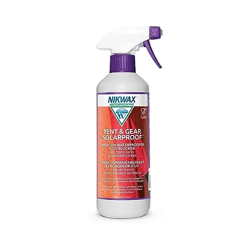 Nikwax Tent & Gear Solarproof spray bottle for UV protection
