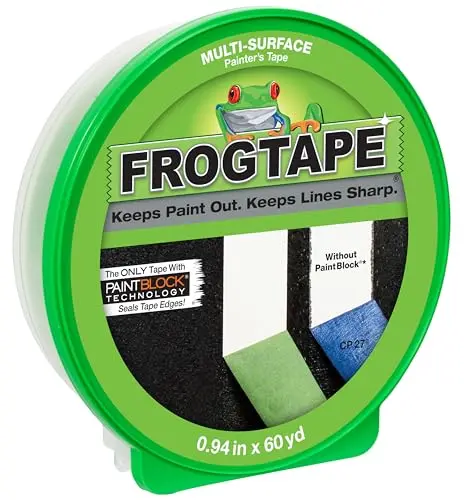 FrogTape green painters tape with PaintBlock technology