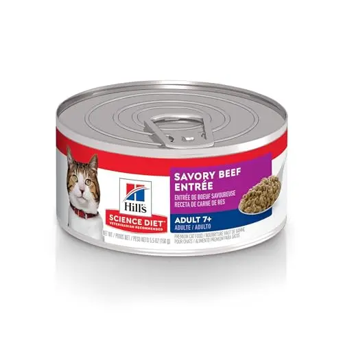 Premium Nutrition for Senior Cats, Beef Minced