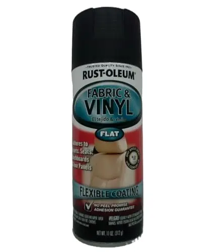Rust-Oleum fabric and vinyl spray paint for furniture and car interiors