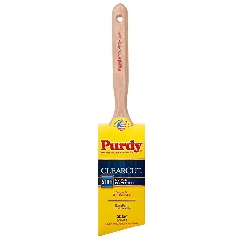 Purdy Clearcut angular trim paint brush with alderwood handle