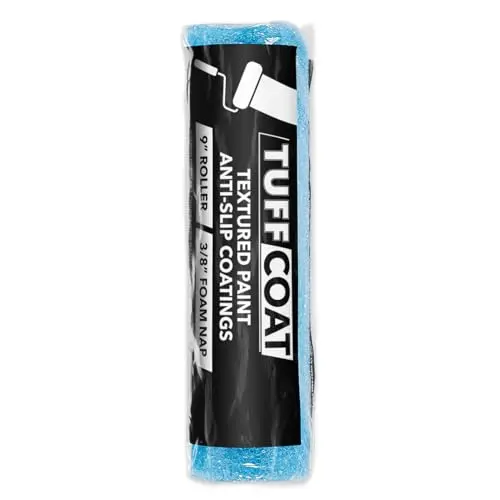 Tuff Coat textured foam paint roller for rough surfaces