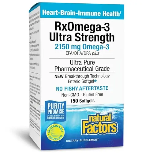 Pharmaceutical-grade, high EPA & DHA, no fishy aftertaste